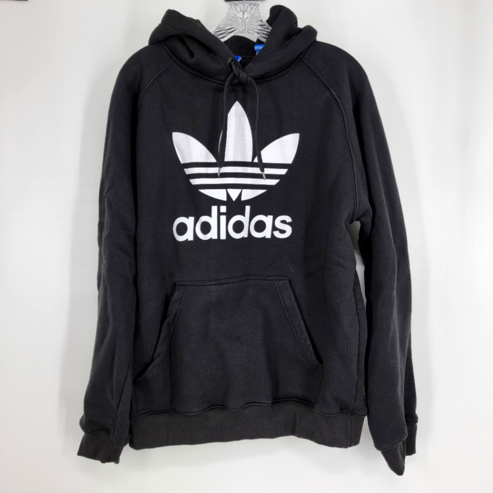 Adidas Hoodie Black Kanga Pocket XL - Picture 3 of 5